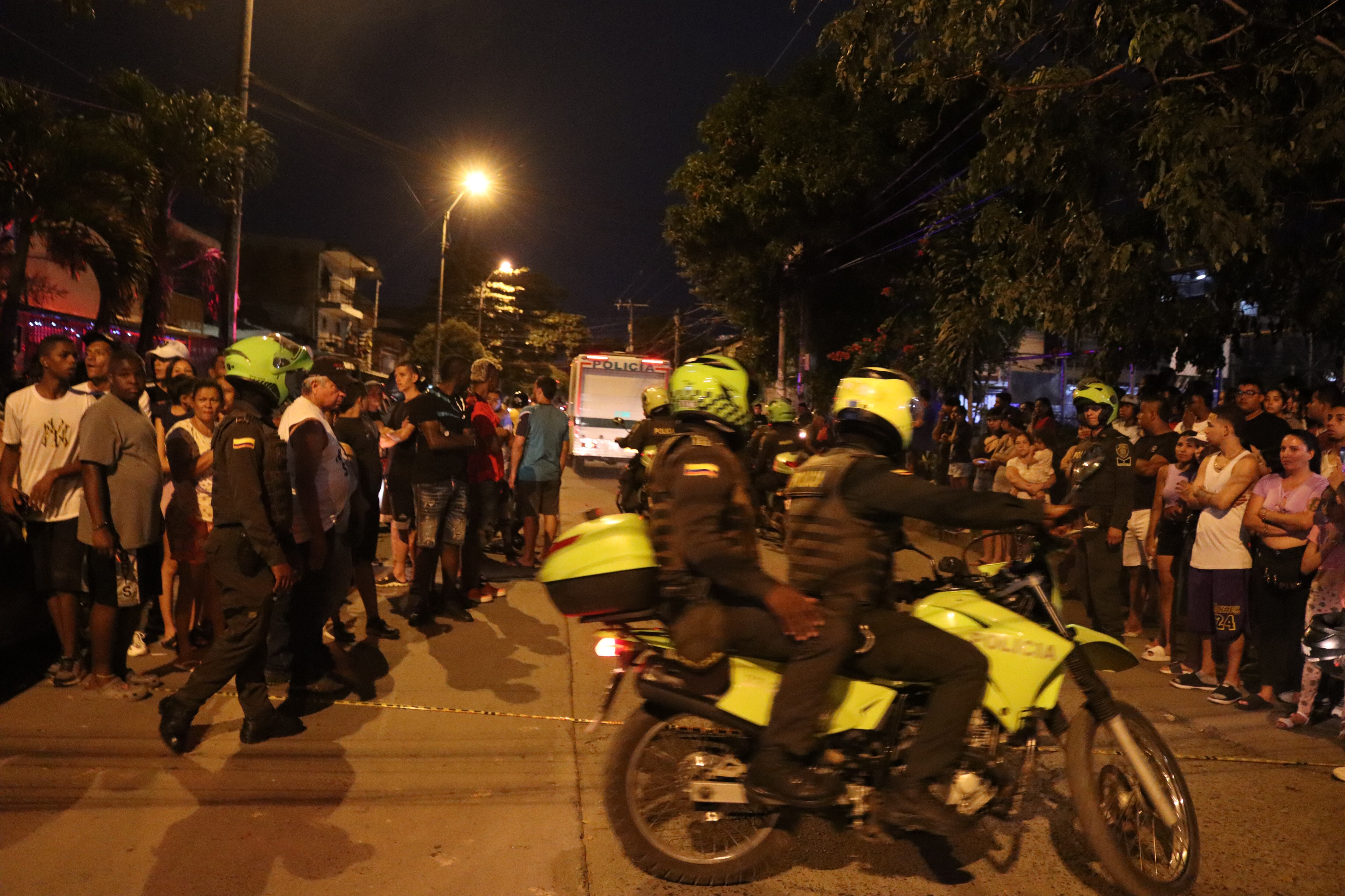 imagenes del homicidio de una menor de edad en el sur de cali.