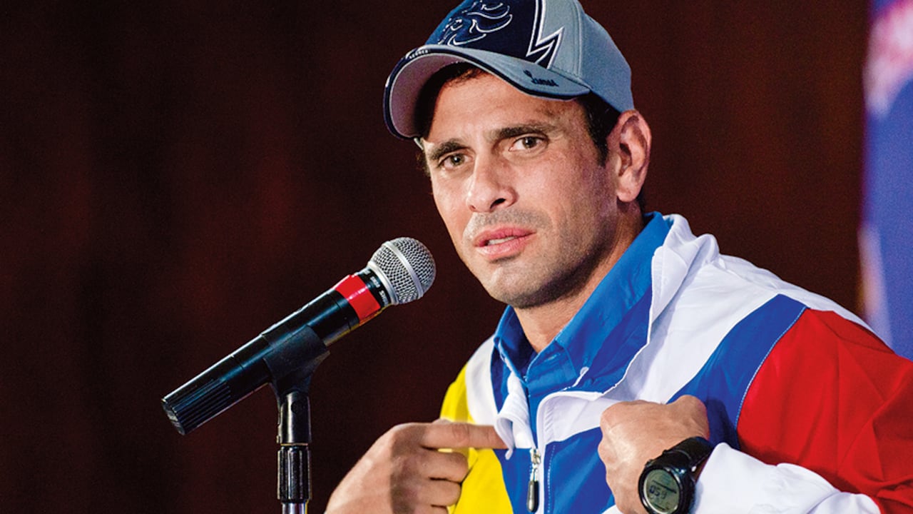 Henrique Capriles, excandidato presidencial de Venezuela.