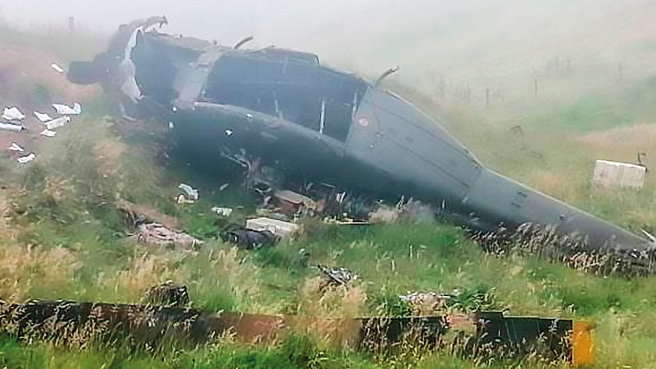 Siniestros aéreos del Ejército.