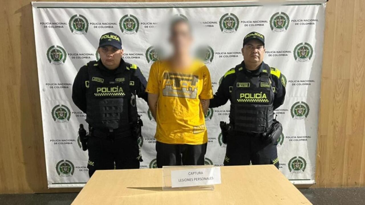 Capturado por atacar con arma blanca a un médico en Medellín.