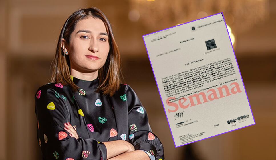 Un documento en poder de la Fiscalía advierte la cantidad de dinero en viáticos que recibió Laura Sarabia en sus viajes por el mundo.