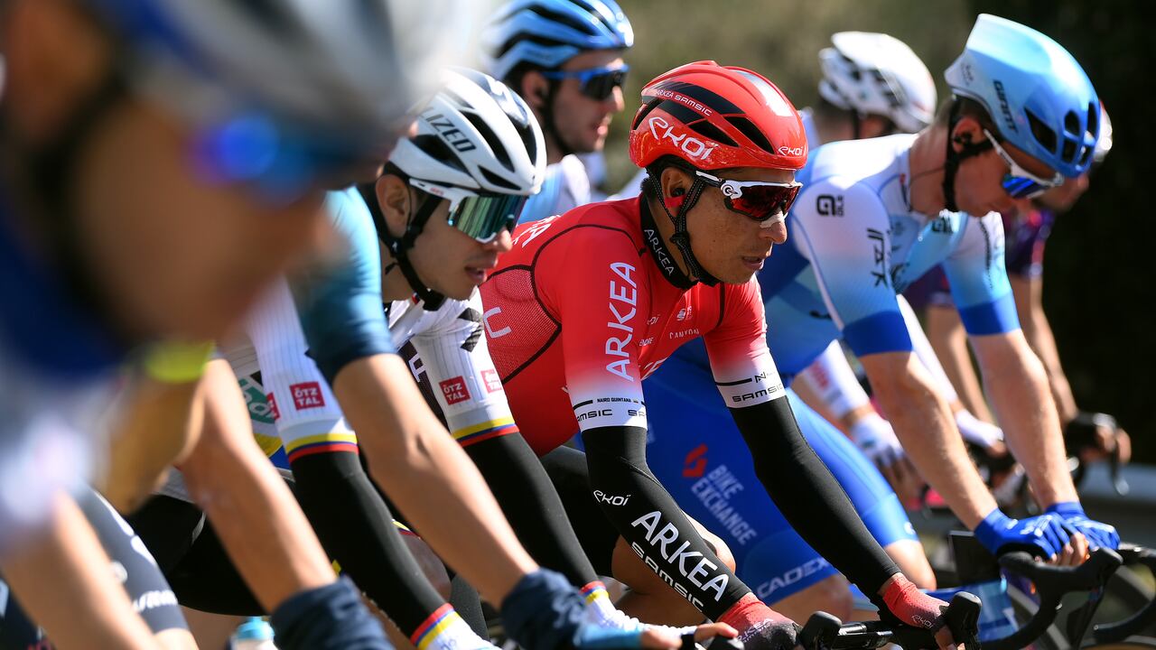 LA MOLINA, SPAIN - MARCH 23: Nairo Alexander Quintana Rojas of Colombia and Team Arkéa - Samsic competes during the 101st Volta Ciclista a Catalunya 2022, Stage 3 a 161,1km stage from Perpignan to La Molina 1691m / #VoltaCatalunya101 / #WorldTour / on March 23, 2022 in La Molina, Spain. (Photo by David Ramos/Getty Images)