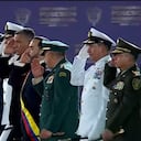Abelardo De La Espriella, junto a los altos mandos de las Fuerzas Armadas de Colombia.