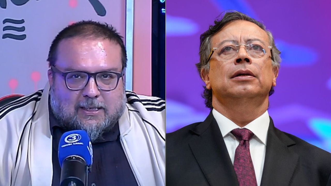 El periodista Iván Gallo, del Tercer Canal, cuestionó al saliente presidente, Gustavo Petro.