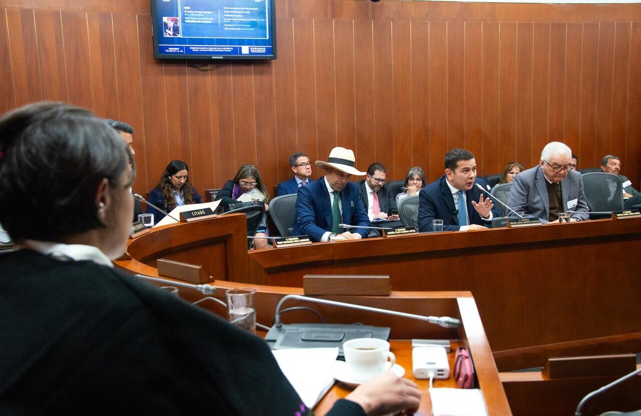 Debate de control político a la crisis arrocera en la comisión V del Senado.