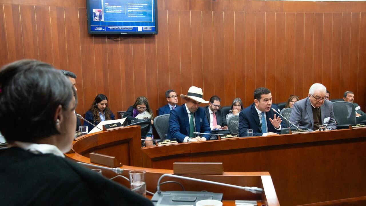 Debate de control político a la crisis arrocera en la comisión V del Senado.