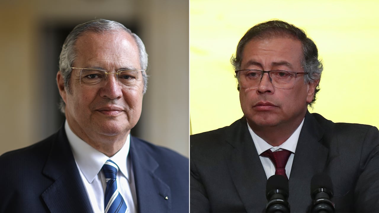 Iván Name y Gustavo Petro