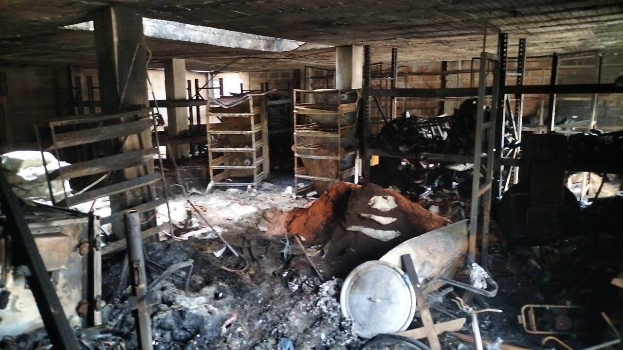 Escuela de ciclismo se quemó por completo