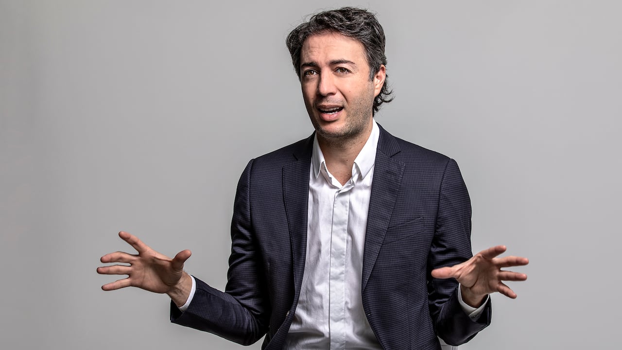El alcalde de Medellín, Daniel Quintero, dio un balance positivo frente al contagio de coronavirus en la ciudad.
Foto: Juan Carlos Sierra-Revista Semana.