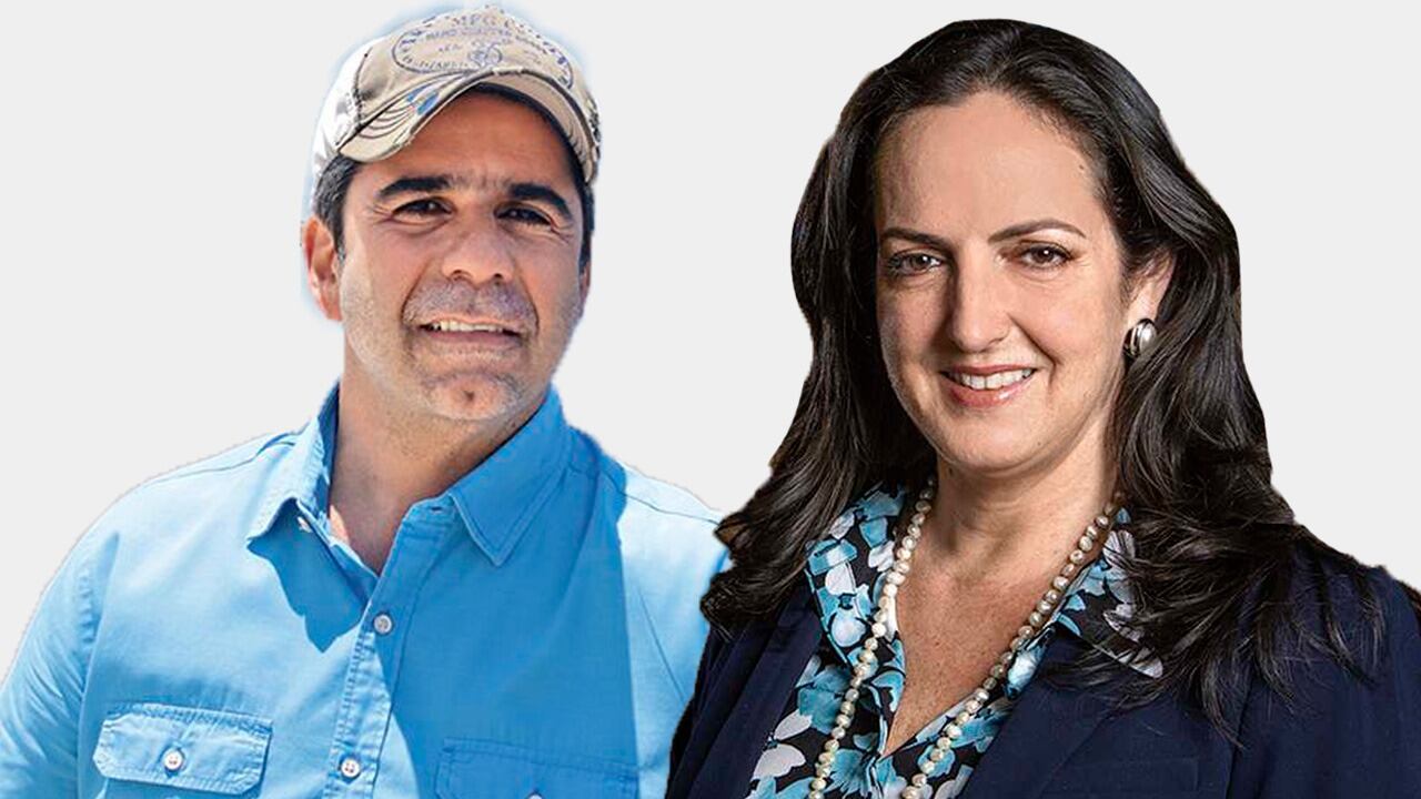 Alejandro Char y María Fernanda Cabal