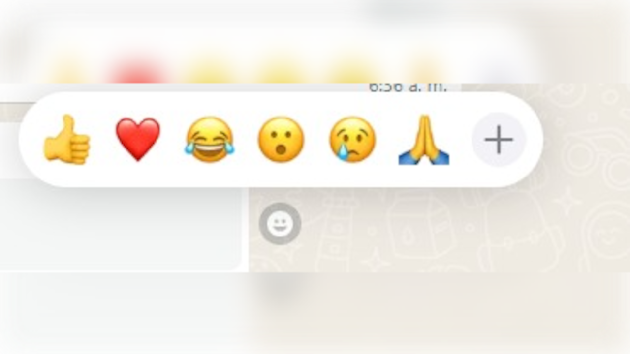 Las reacciones de WhatsApp permiten expresar con emojis lo que con palabras no se puede
