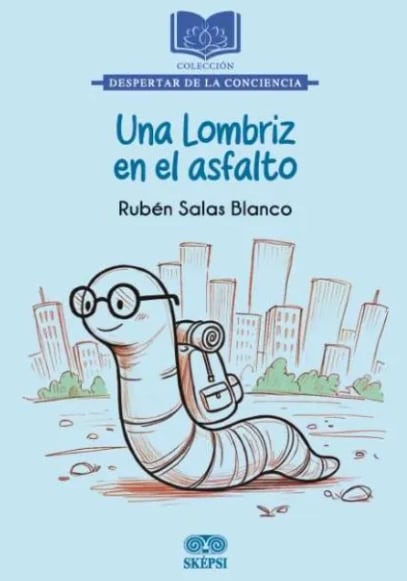 El periodista Rubén Salas Blanco lanzó su segunda obra literaria 'Una lombriz en el asfalto'