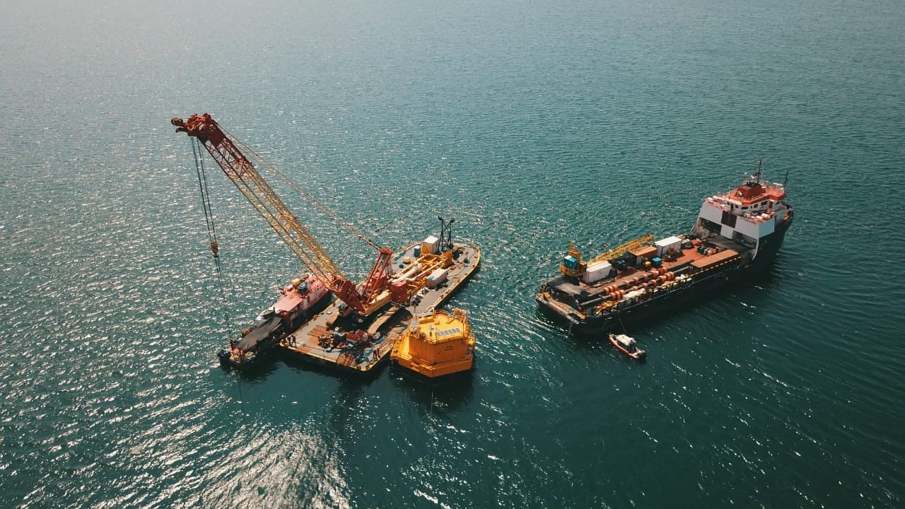 Plataforma marina para el cargue de crudo
