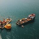 Plataforma marina para el cargue de crudo