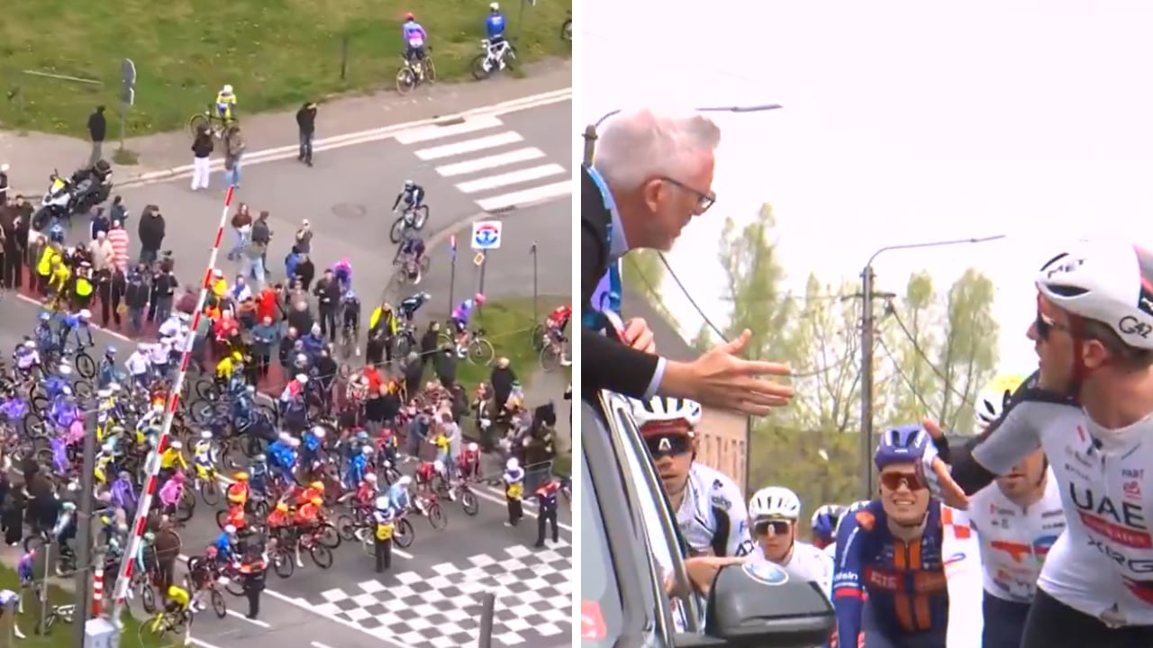 Polémica del Tour de Flandes 2026 tiene a Tadej Pogačar como uno de los protagonistas.