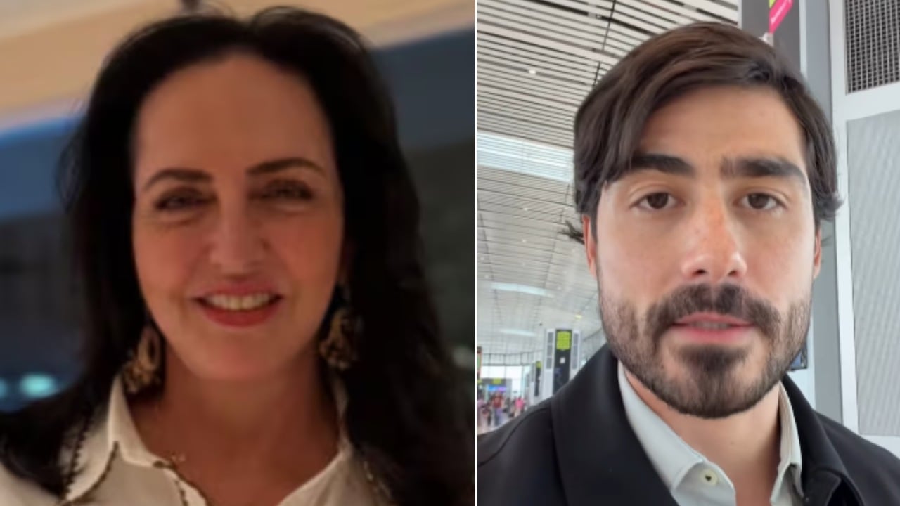 María Fernanda Cabal y Samuel Adrián