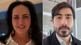 María Fernanda Cabal y Samuel Adrián