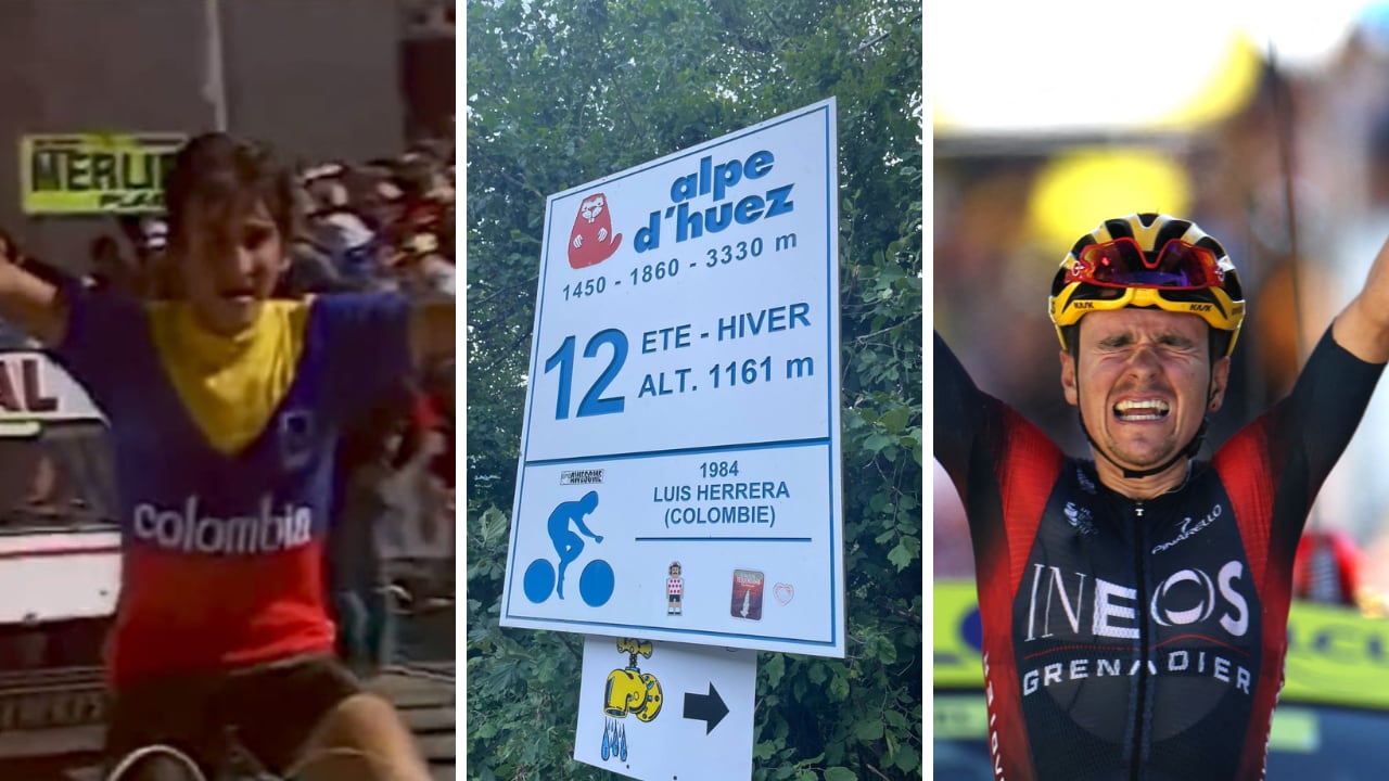 Lucho Herrera conquistó Alpe d'Huez en 1984