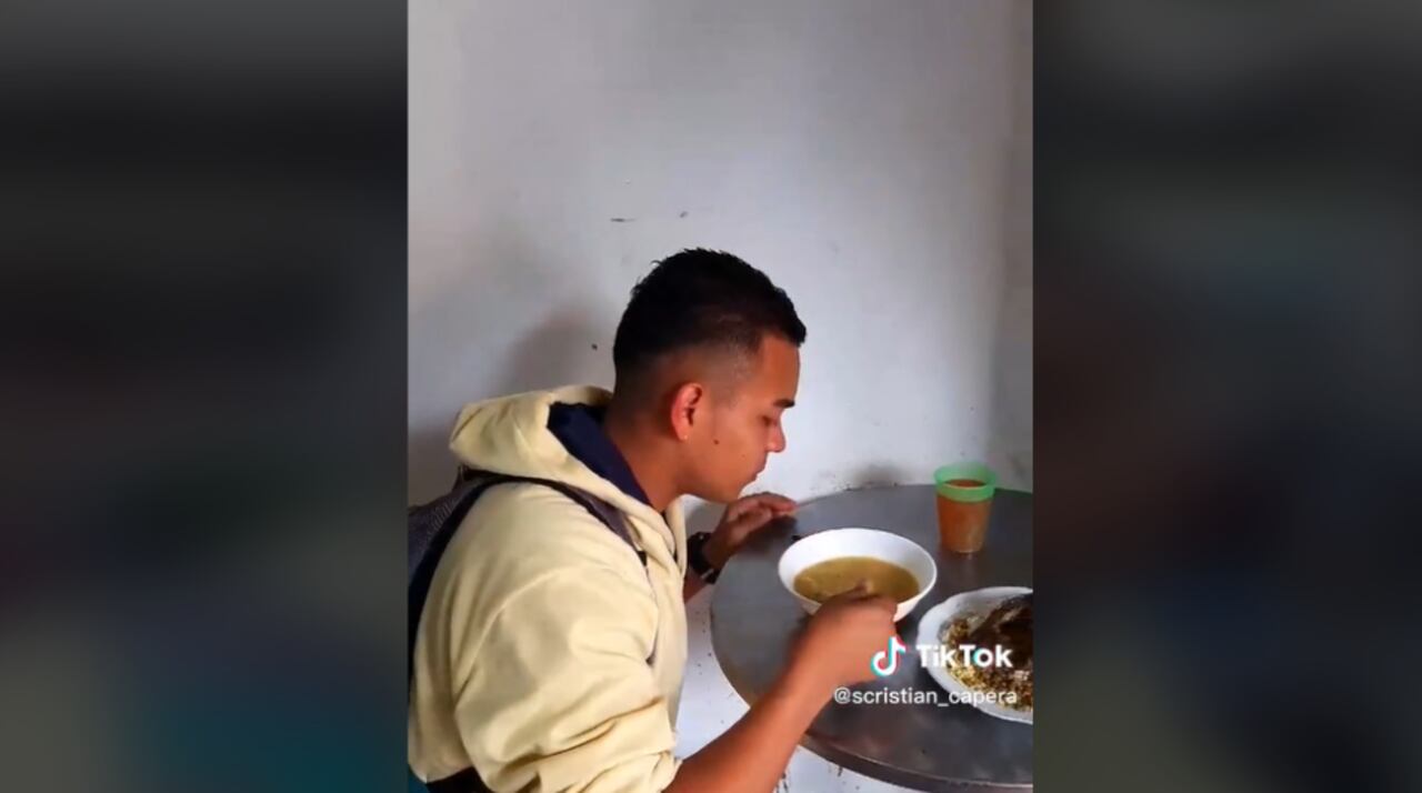 Hombre reveló en TikTok almuerzo a 2.000 en el centro de Medellín.