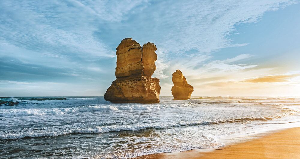 Las formaciones rocosas conocidas como 12 Apóstoles reciben dos millones de visitantes al año