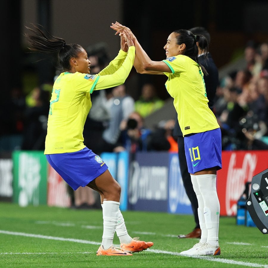 Marta ingresó por Borges en el segundo tiempo.