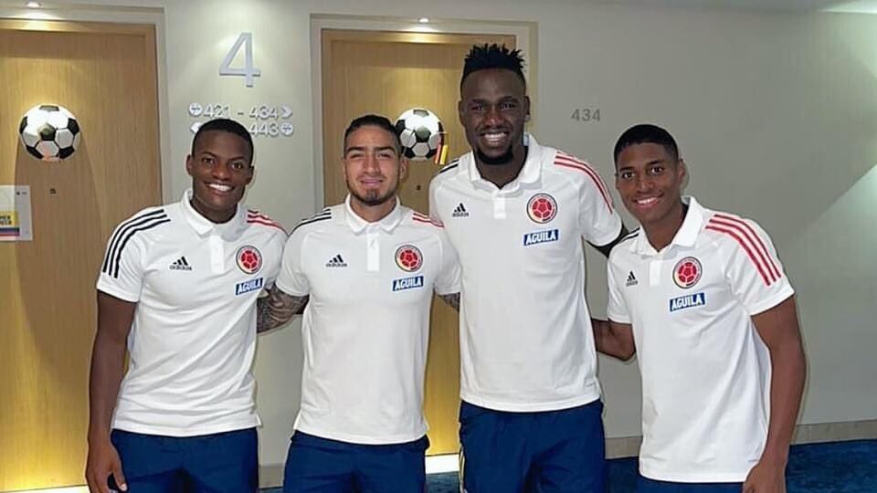 Microciclo Selección Colombia - jugadores de Millonarios