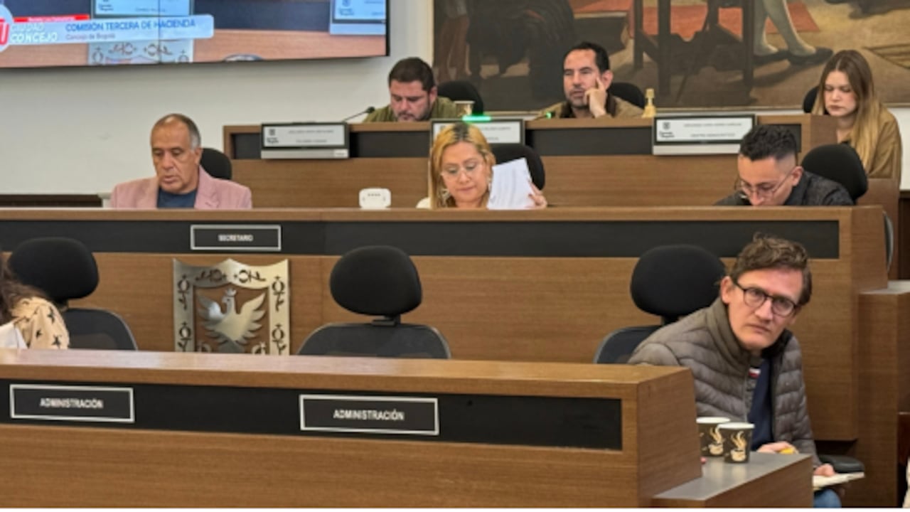 Concejo de Bogotá, en sesiones del domingo 25 de octubre