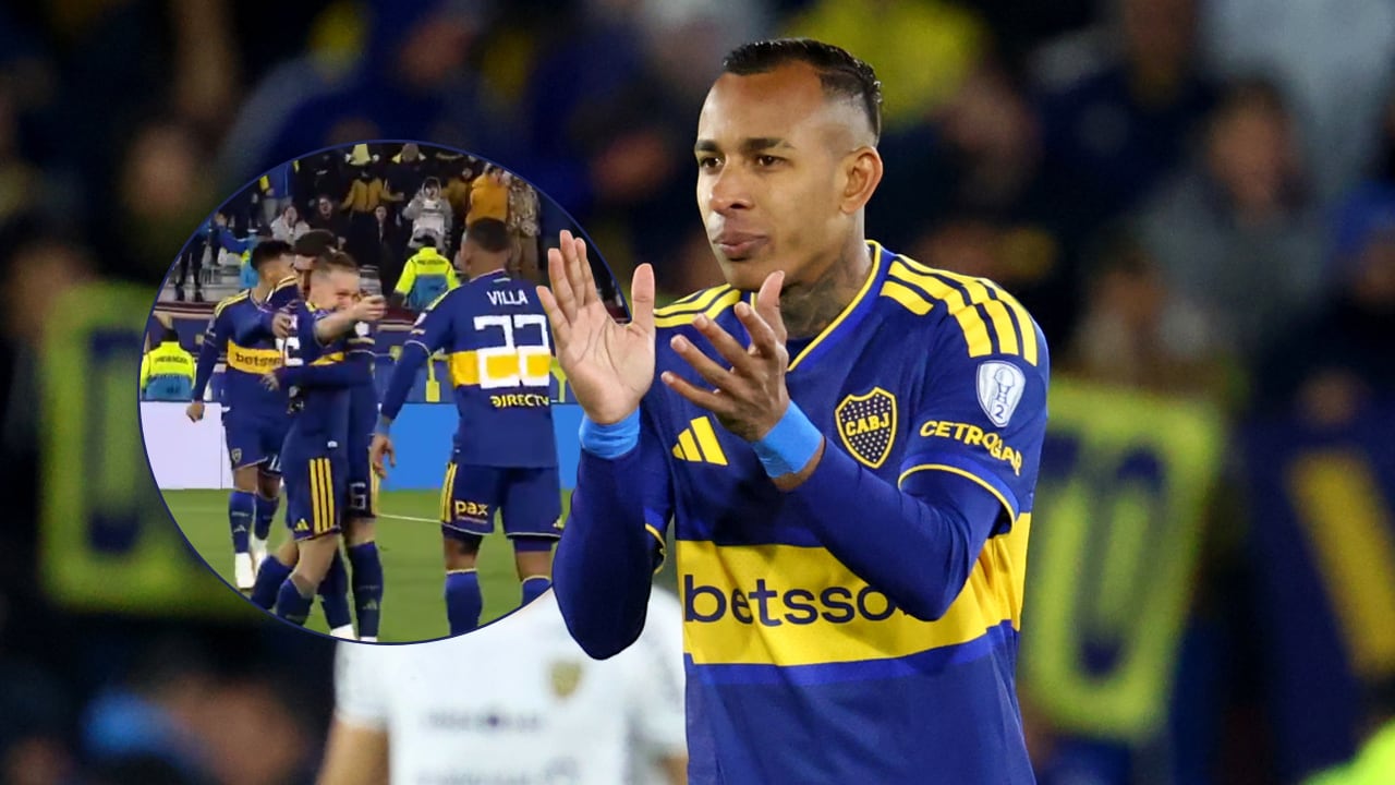 Sebastián Villa salió como la figura de Boca Juniors en la ida de octavos de final en Sudamericana
