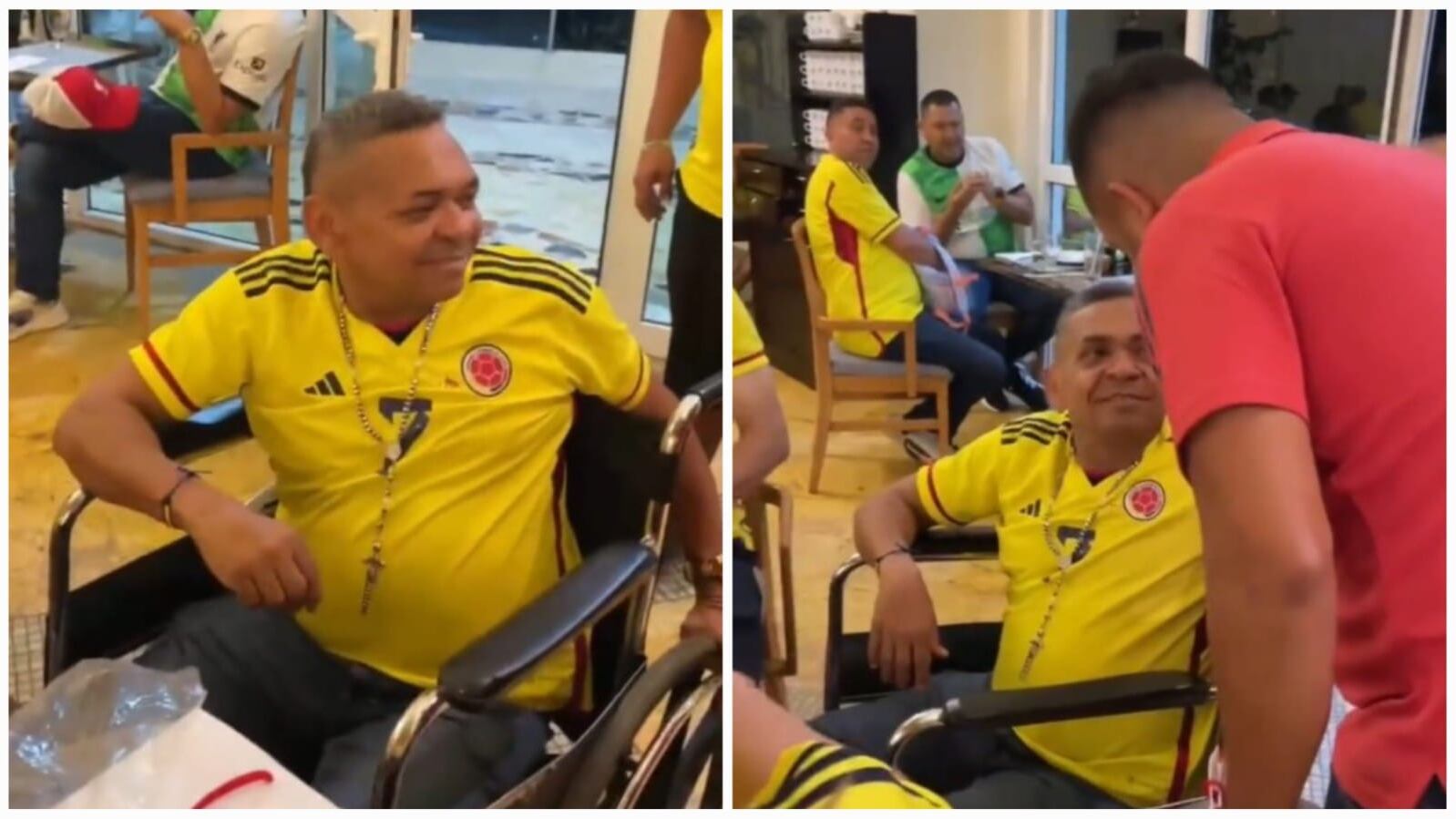 'Mane' Díaz recibiendo un regalo de un equipo representativo del FPC.