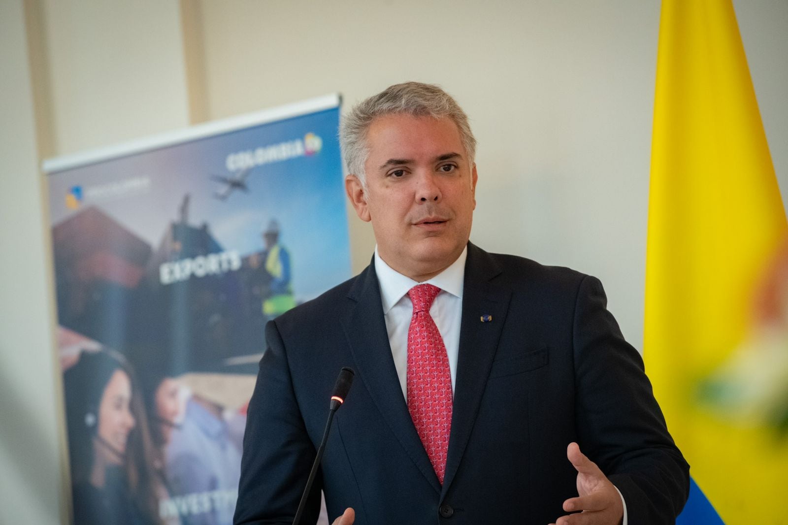 EL presidente Iván Duque recibió una ovación por las medidas que adoptó para la protección del migrante venezolano.