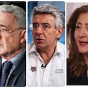 Álvaro Uribe, Enrique Gómez, Ingrid Betancourt y Abelardo De La Espriella.