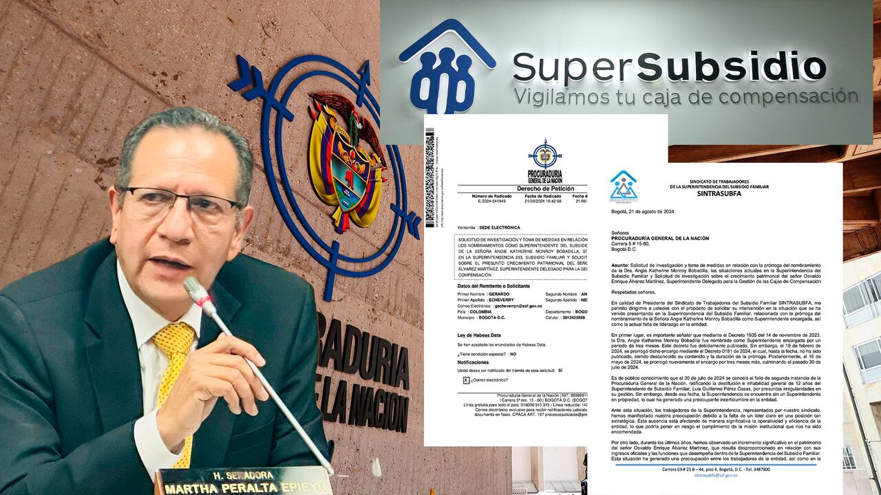 Luis Guillermo Pérez Casas fue nombrado superintendente por el presidente Petro en septiembre de 2022. Un poco más de un año después, la Procuraduría General de la Nación lo suspendió, pero denuncian que aún tiene control sobre la entidad.