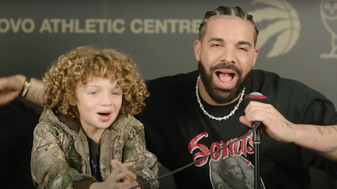Filho Drake Con solo 6 años, Adonis Graham hijo de Drake, lanza su primera canción ...