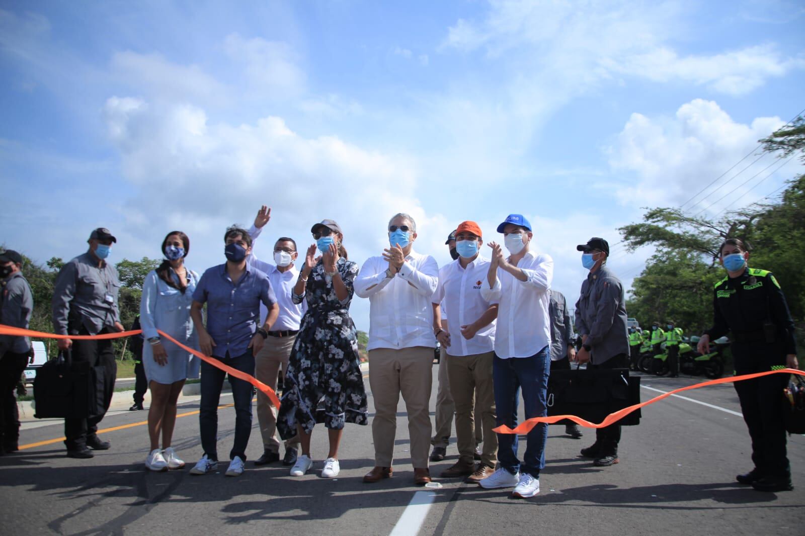 Inauguración de doble calzada Cartagena - Barranquilla.