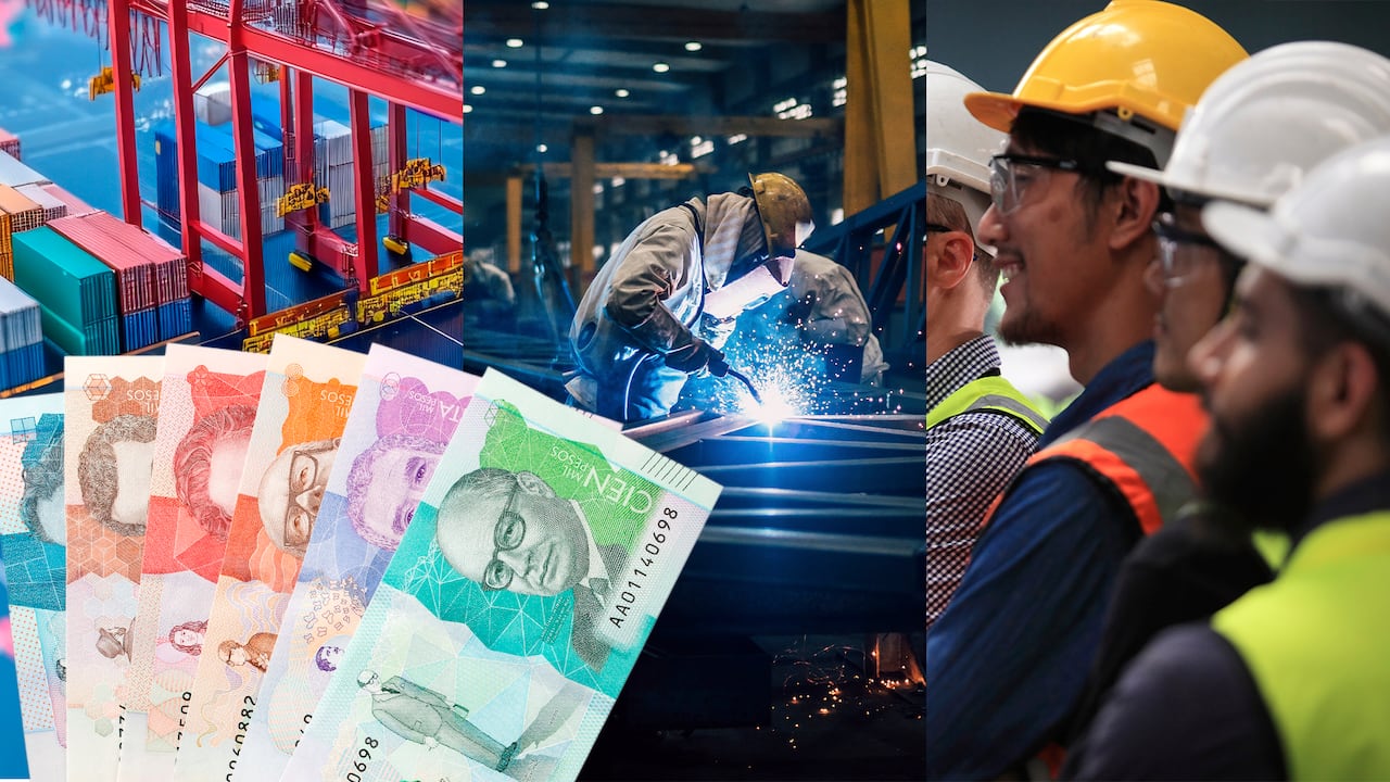 salario mínimo empleados, billetes, industria, comercio