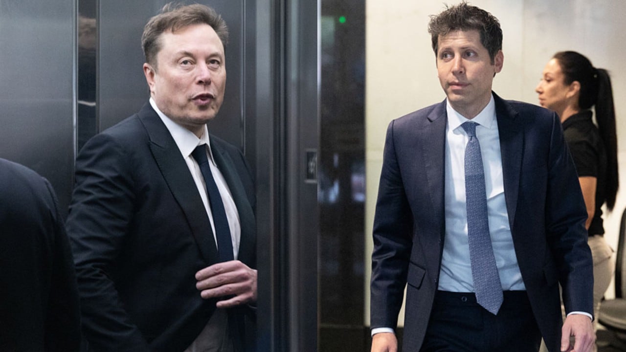 Elon Musk y Sam Altman.
