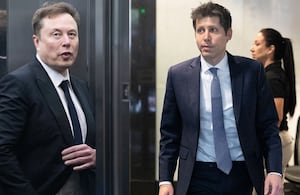Elon Musk y Sam Altman.