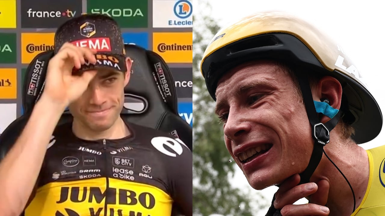 Van Aert y Vingegaard