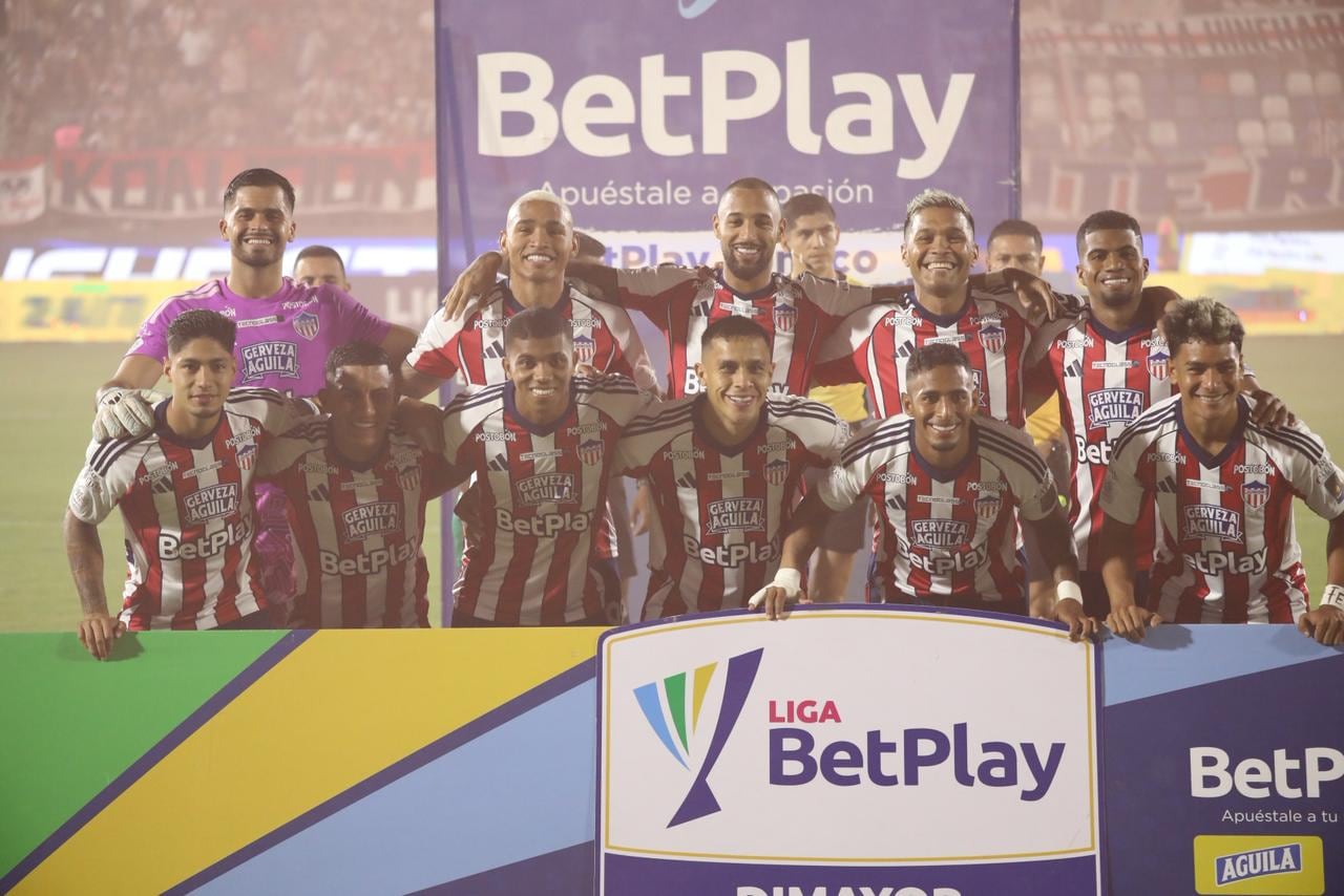 Imagen del partido entre Junior de Barranquilla y Deportivo Cali por la fecha 15 del primer semestre de la Liga Colombiana 2026.