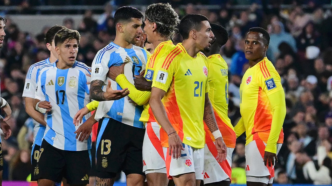 Imagen del Argentina vs. Colombia por Eliminatorias al Mundial 2026.