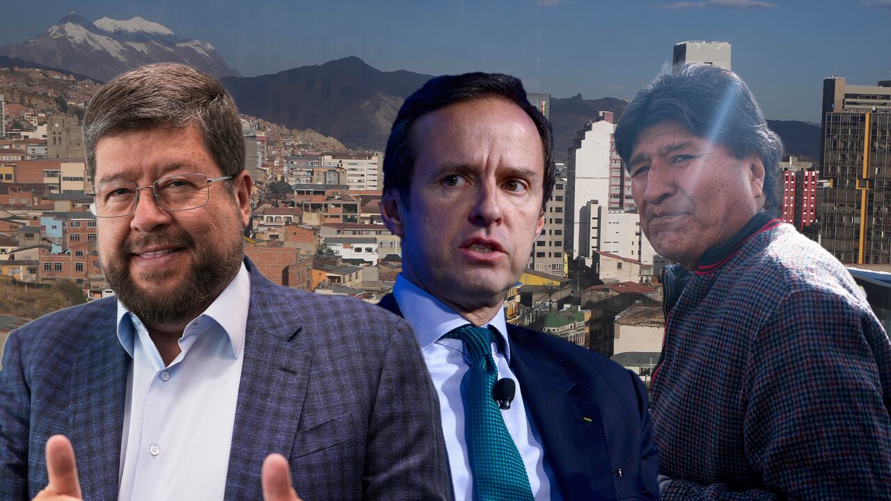 Samuel Doria Medina, Jorge Fernando y Evo Morales