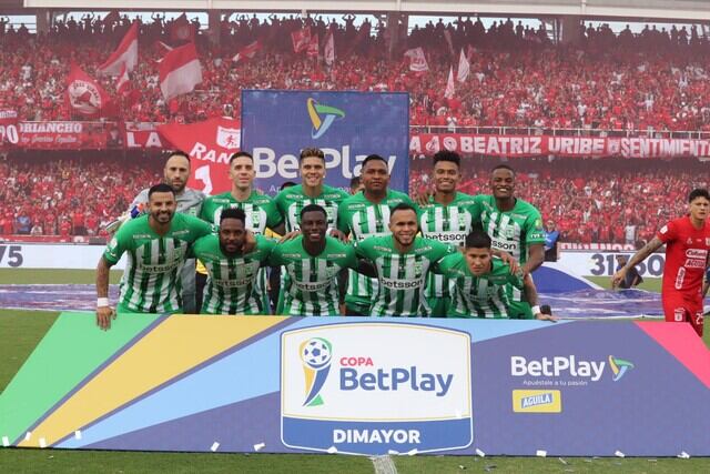 Nómina de Atlético Nacional que le ganó la final de Copa BetPlay 2024 a América de Cali.