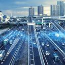Technology of transportation concept. Traffic control systems. Internet of Things. Mobility as a service.