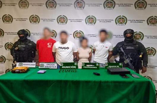 Cuatro extranjeros capturados en Medellín