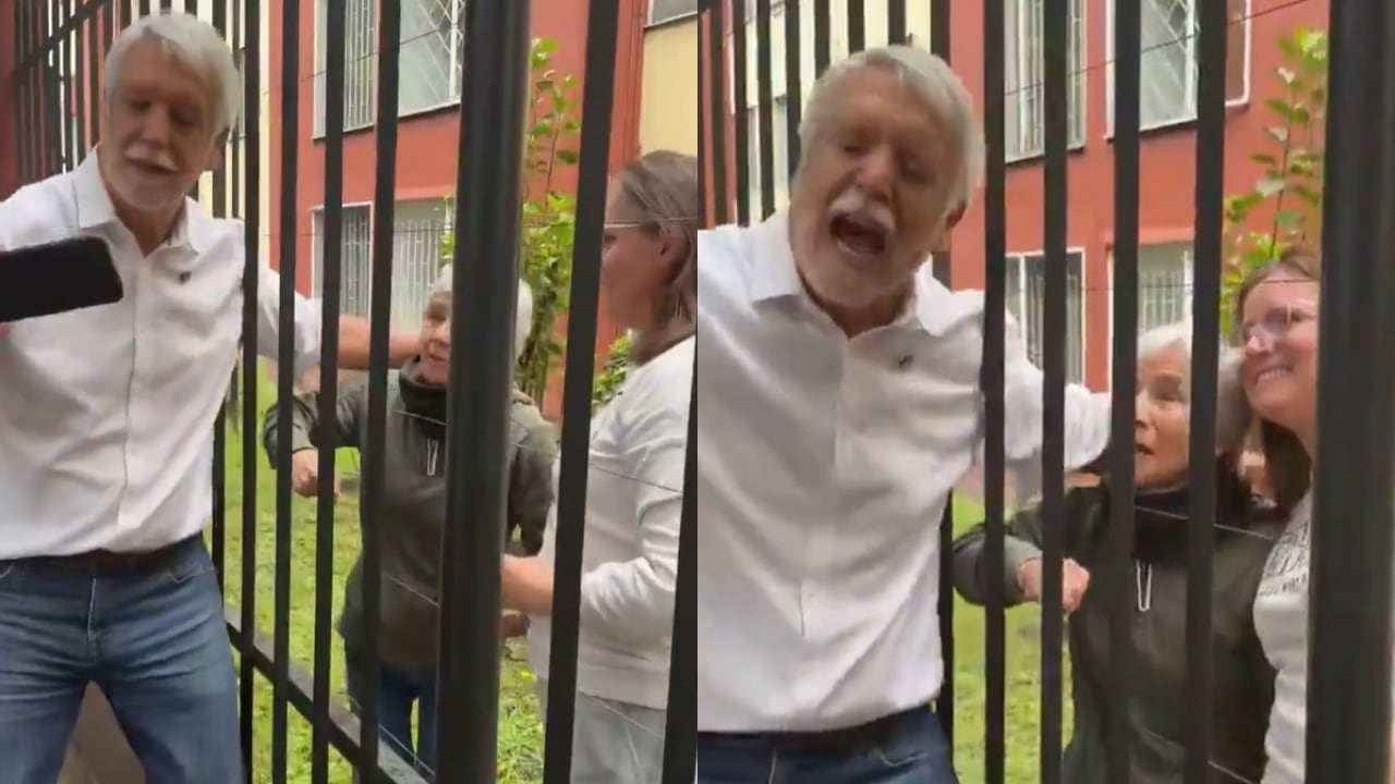 Este es el momento en el que el exalcalde se electrocutó.