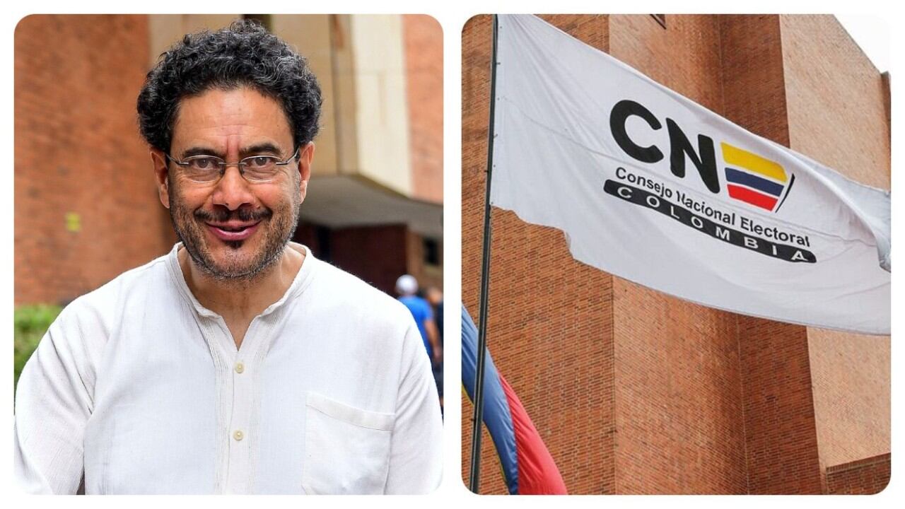 Iván Cepeda y el Consejo Nacional Electoral.