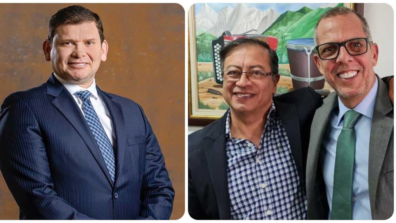 John Milton Rodríguez, Gustavo Petro y Alfredo Saade