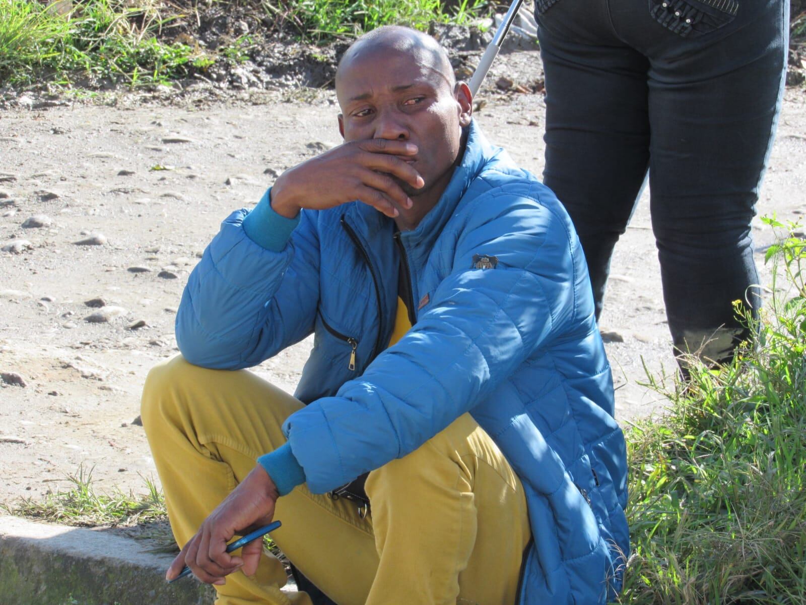 Rescatistas en el lugar