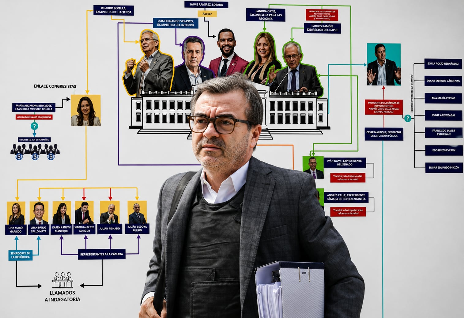 Olmedo López, exdirector de la UNGRD, aceptó dos cargos relacionados por el escándalo de corrupción que saqueó a la entidad.