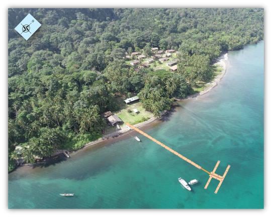 Este es el muelle que se construirá en la Isla Gorgona.